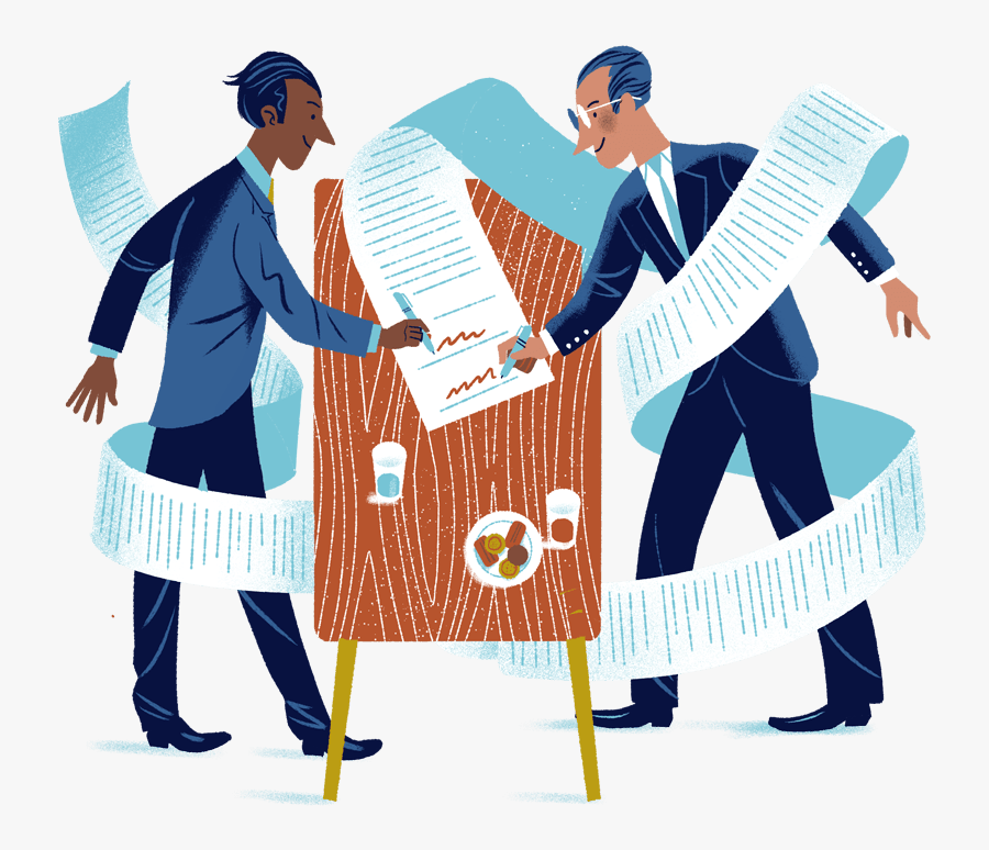 Contract, Transparent Clipart