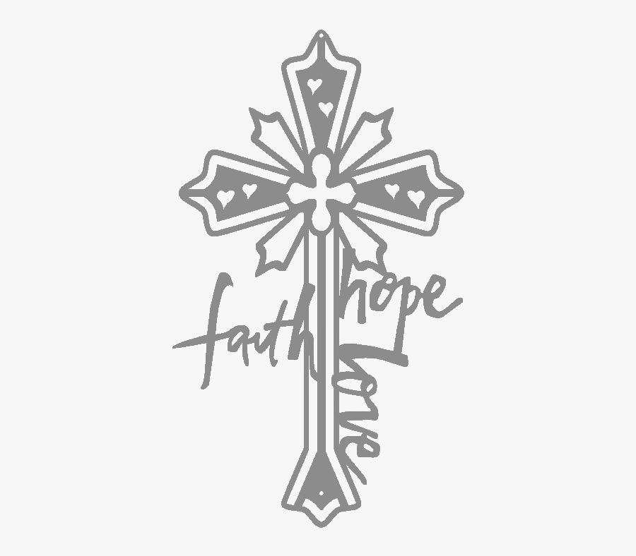 Faith Hope Love Cross"
 Class="lazyload Lazyload Fade - Cross, Transparent Clipart