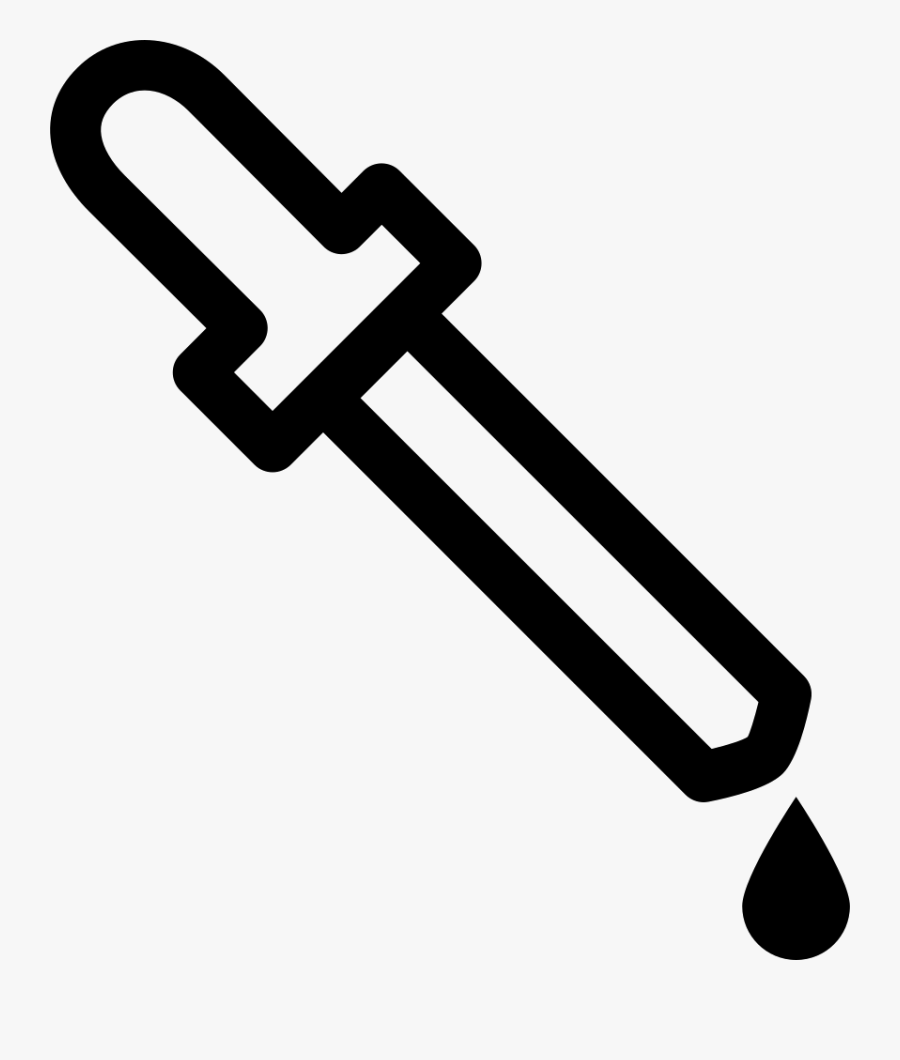 Dropper For Liquid Drugs Dosage In Drops, Transparent Clipart