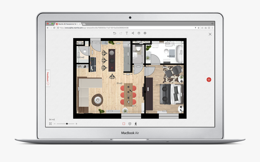Roomle 3d Floorplanner For Home & Office Design Ideas - Roomle 3d, Transparent Clipart
