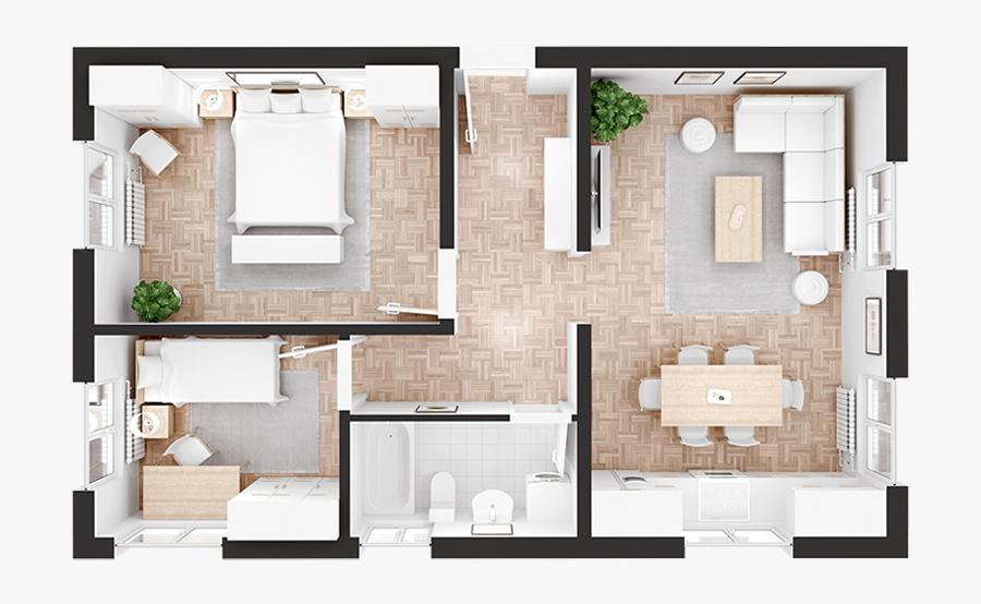 Floor Plan, Transparent Clipart