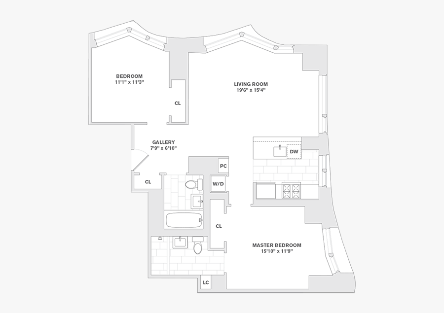New York By Gehry Floor Plans, Transparent Clipart