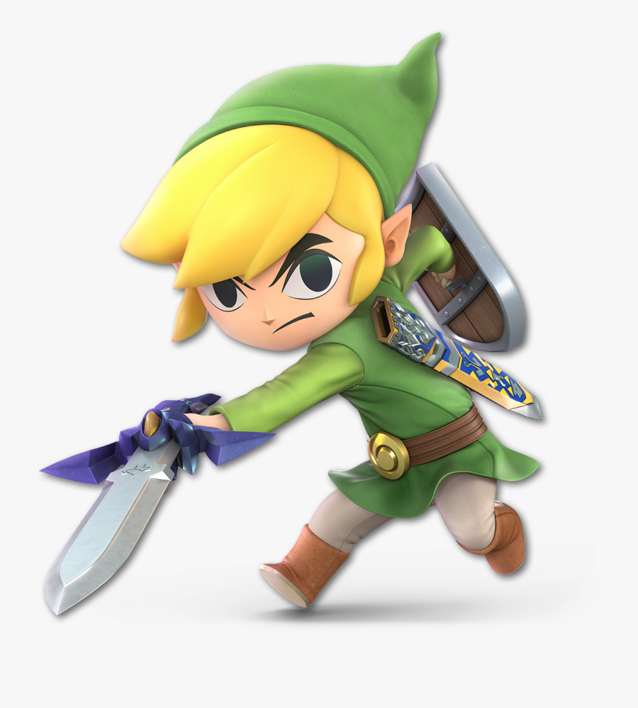 Super Smash Bros Ultimate - Toon Link Legend Of Zelda, Transparent Clipart