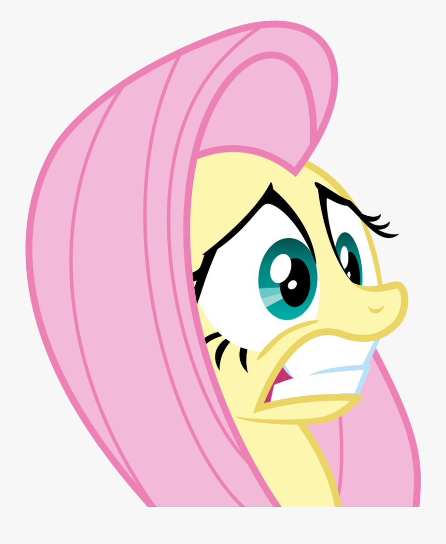 Scare Clip Scary Tooth - Fluttershy, Transparent Clipart