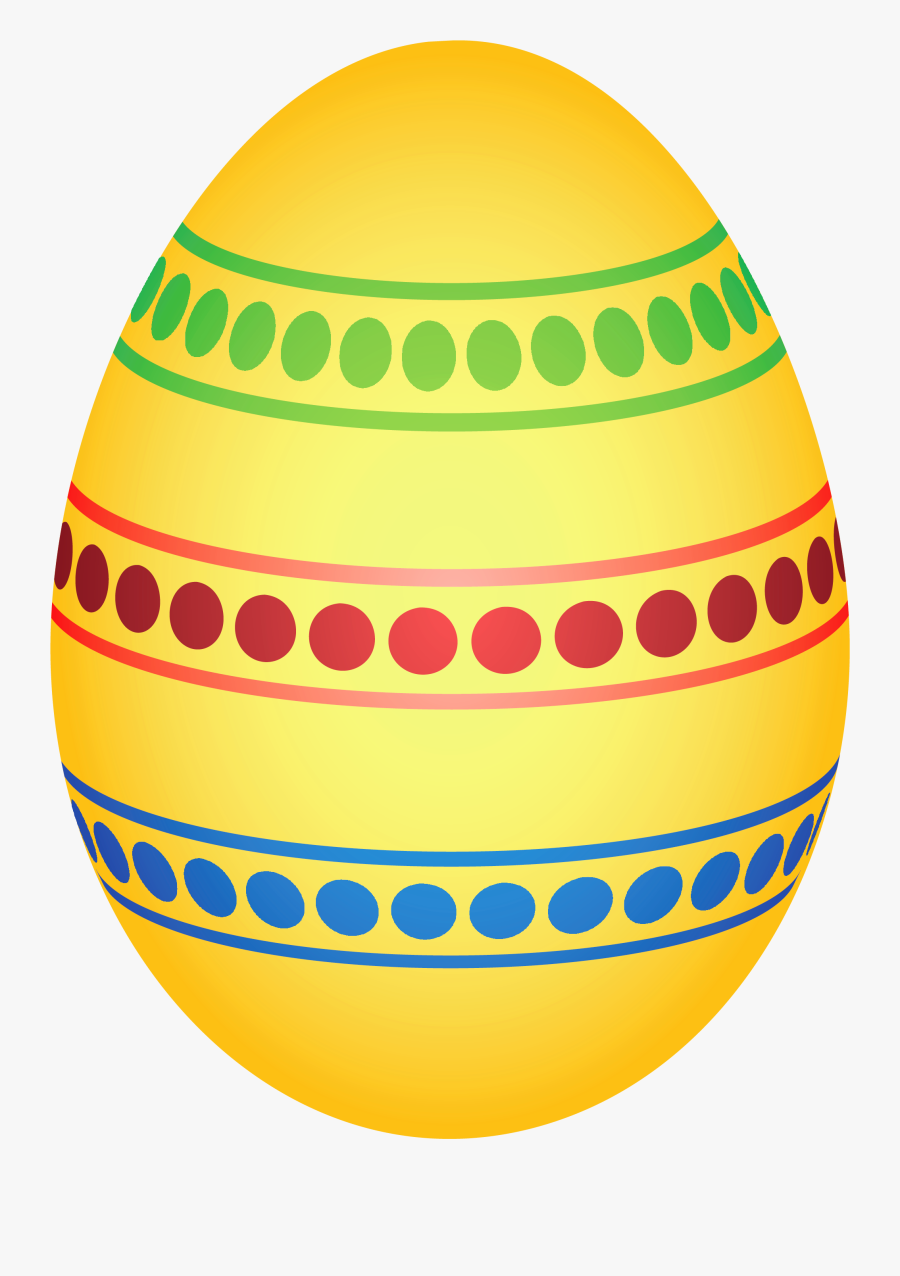 Yellow Easter Egg Png, Transparent Clipart