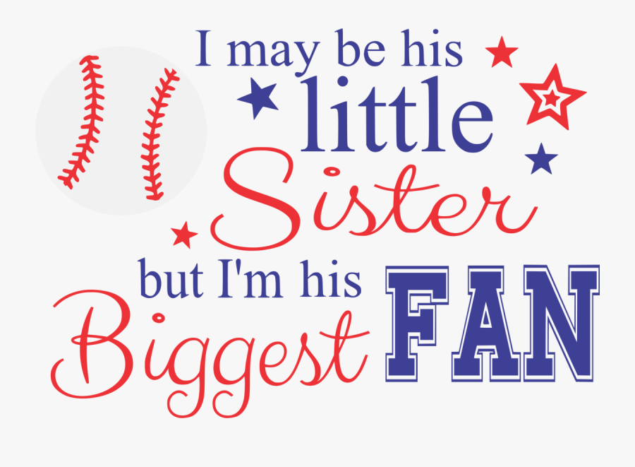 Baseball Sister, Transparent Clipart