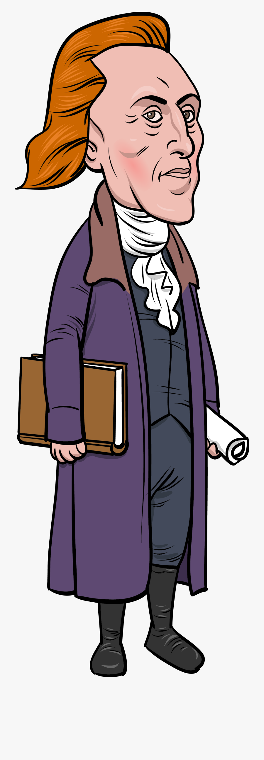 Collection Of Free Belligerence - Jefferson Cartoon Png, Transparent Clipart
