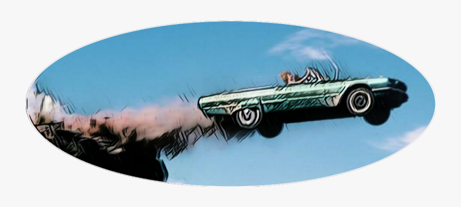 Thelma & Louise - Antique Car, Transparent Clipart