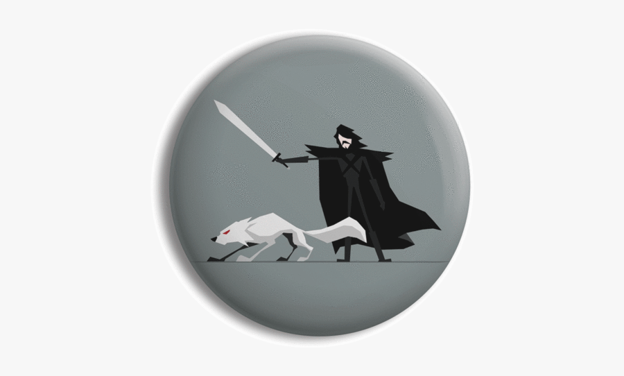 Jon Snow Minimalist Art, Transparent Clipart