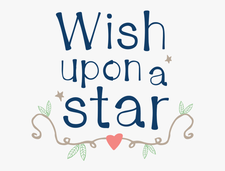 Wish Upon A Star Logo, Transparent Clipart