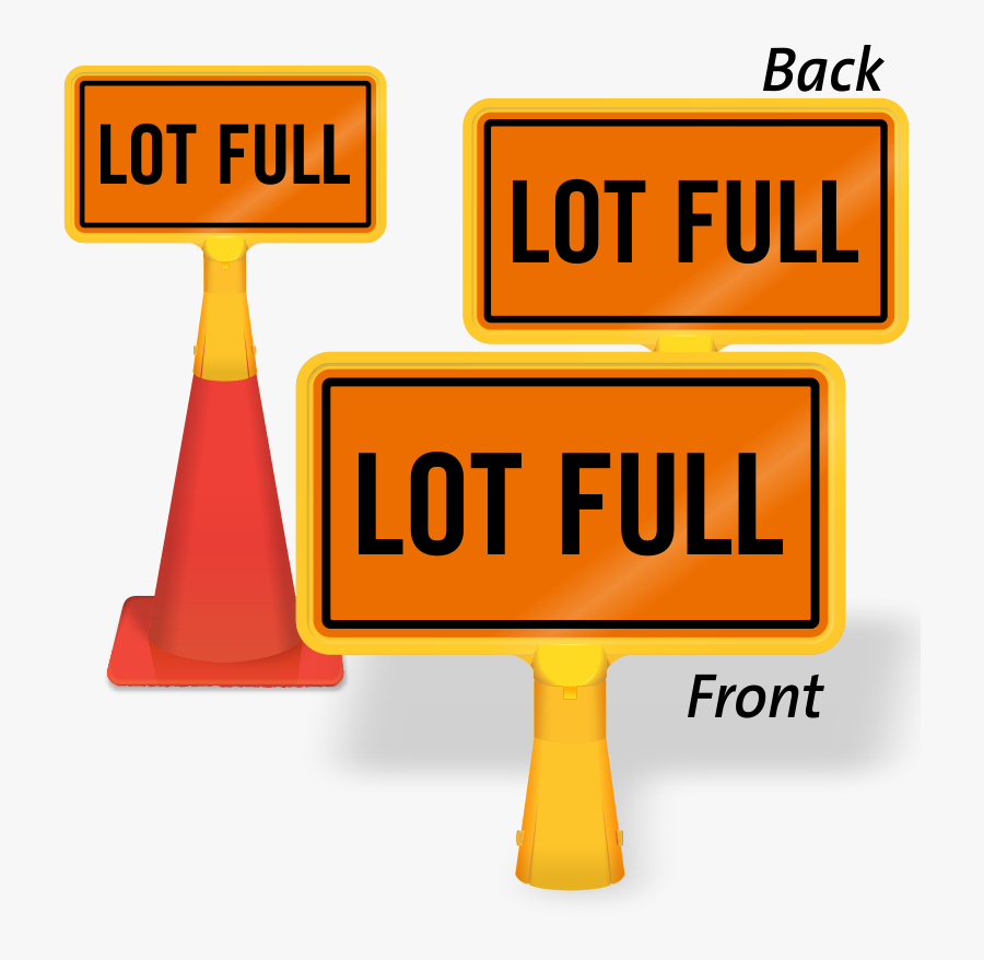 Cone Boss Sign, Transparent Clipart