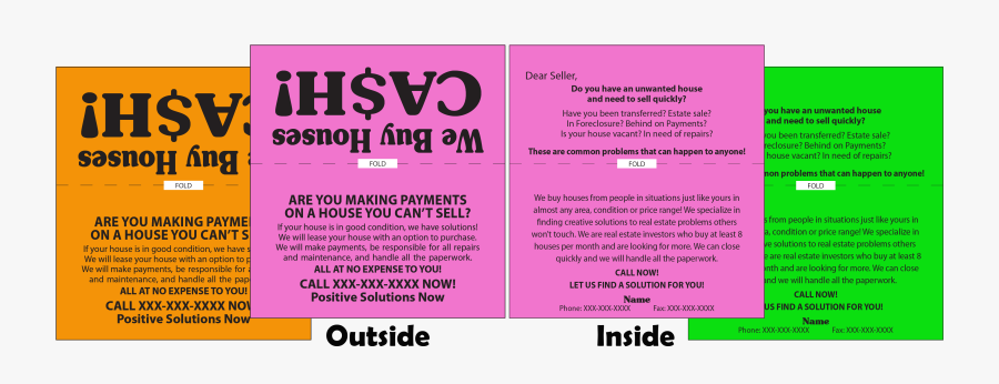 Clip Art Real Estate Marketing Letters - Flyer, Transparent Clipart