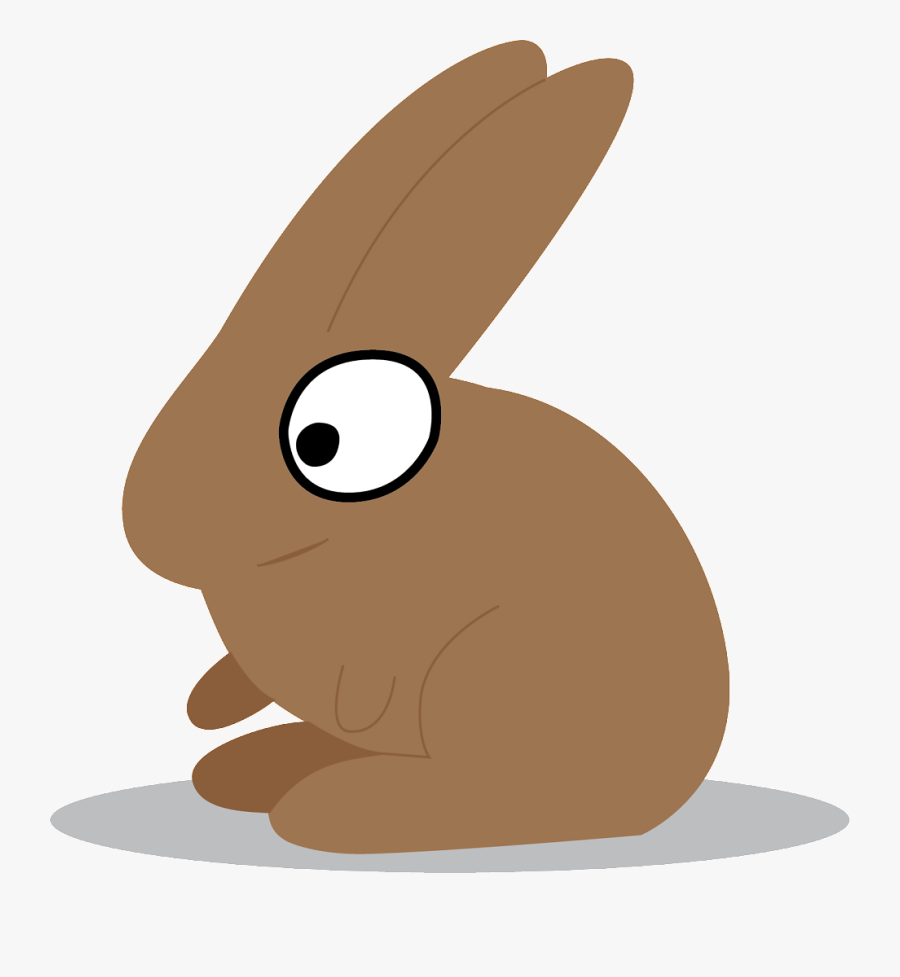 Vector Rabbit Brown, Transparent Clipart