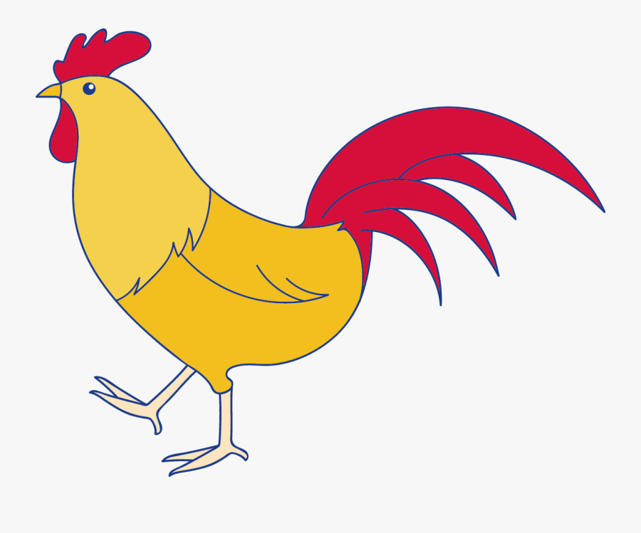Clip Art Chicken Clip - Yellow Chicken Clipart, Transparent Clipart