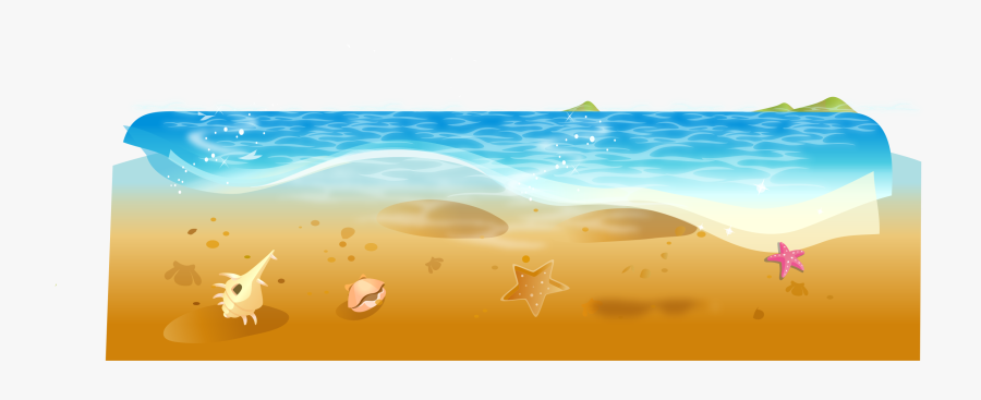 Sand Vector Sandy Beach - Singing Sand, Transparent Clipart