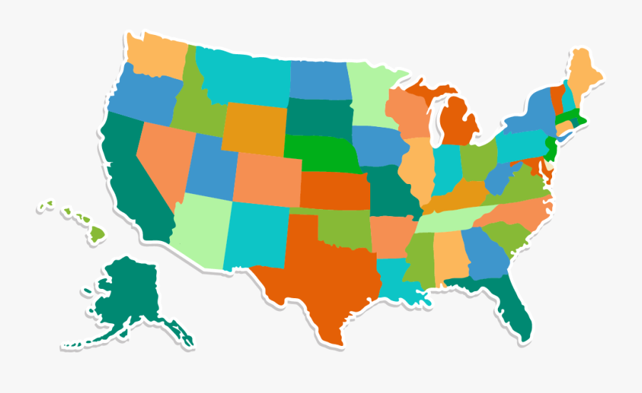 Aclu Constitution Day - Us Map Data, Transparent Clipart