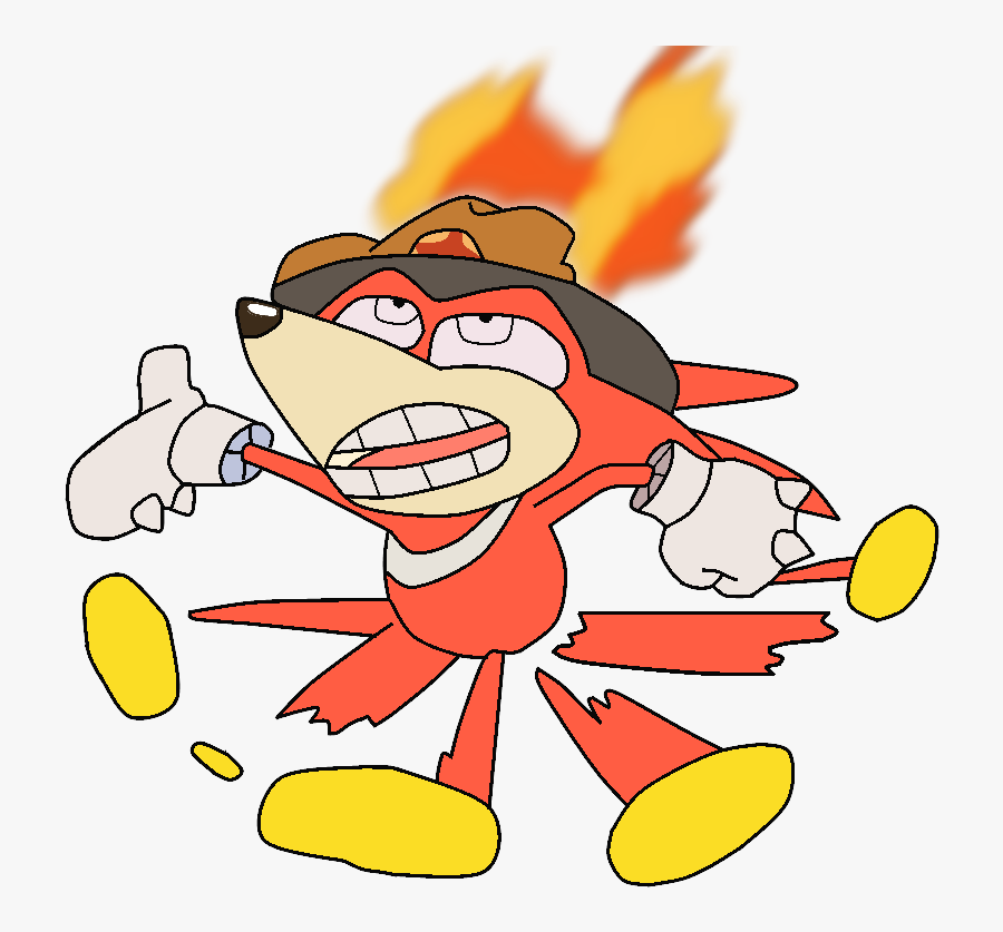 Knuckles With A Hat, Transparent Clipart