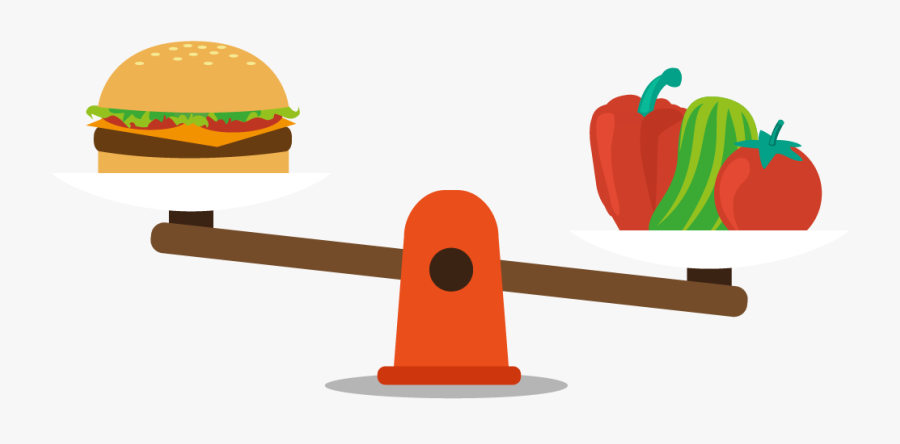 Balanced Diet Weighing Scales, Transparent Clipart