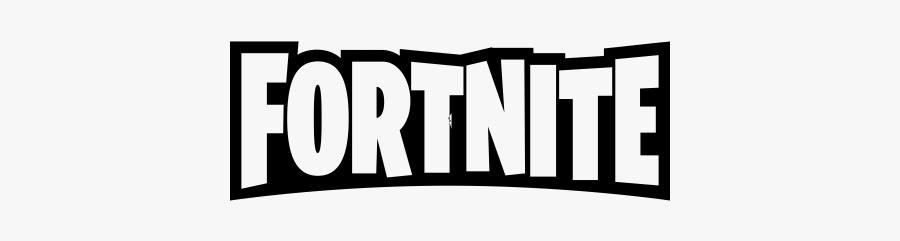 Pegatina Fortnite Logo Silueta Letras - Fortnite Logo, Transparent Clipart