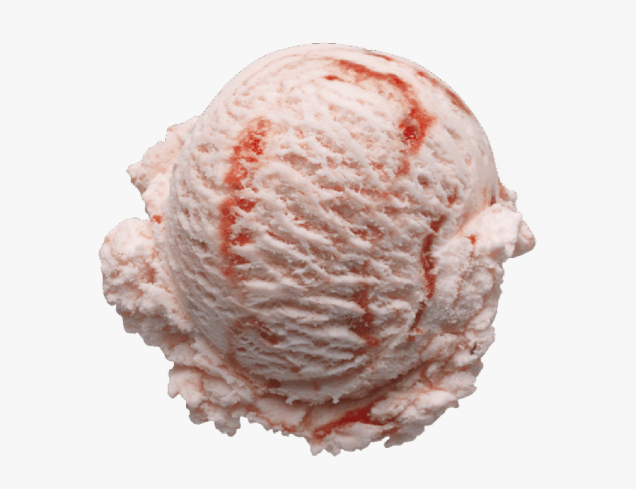 Strawberry - Transparent Ice Cream Scoop, Transparent Clipart