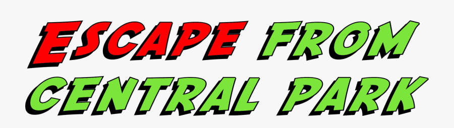 Escape From Central Park, Transparent Clipart