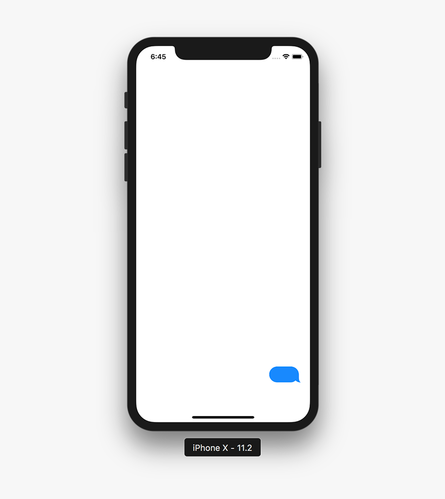 Iphone Text Bubble Png - Smartphone, Transparent Clipart