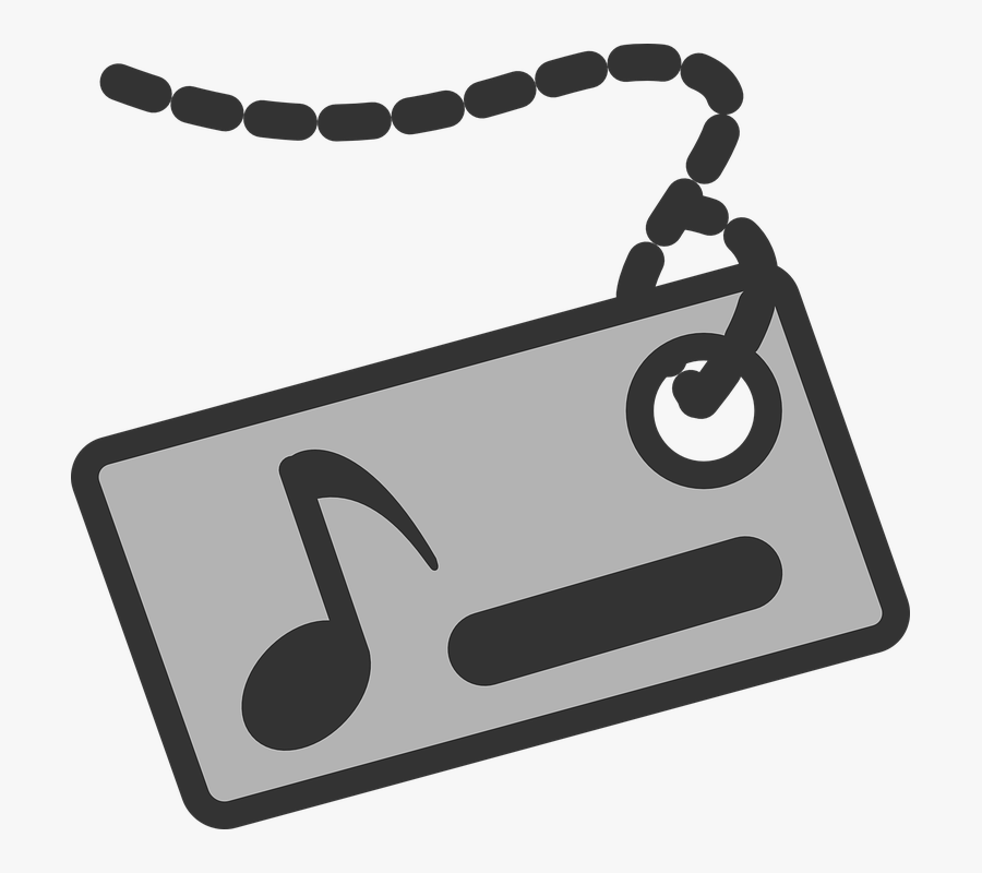 Music Tag Icon Png, Transparent Clipart