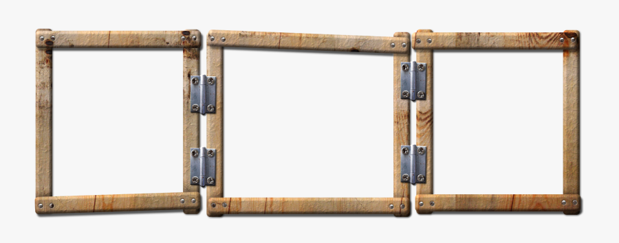 Borders And Frames Of The Cute Farm Clip Art - Plywood, Transparent Clipart