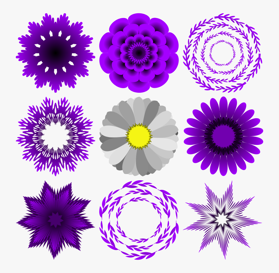 Flowers - Art Of Computer Designing Osamu Sato, Transparent Clipart