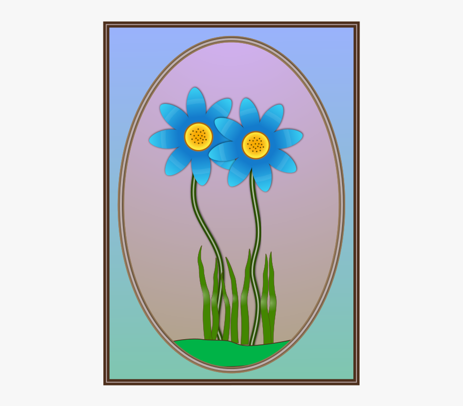 Flowers With Frame - Windflower, Transparent Clipart
