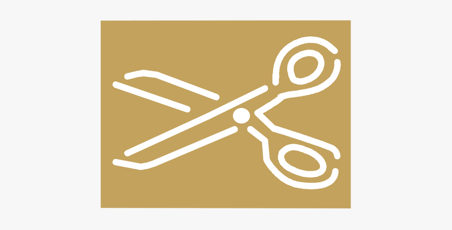 A Pair Of Scissors Vector Icon - Draw A Pair Of Scissors, Transparent Clipart
