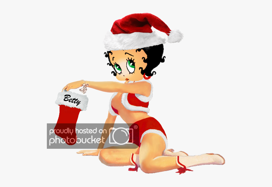 Betty Boop Christmas, Transparent Clipart