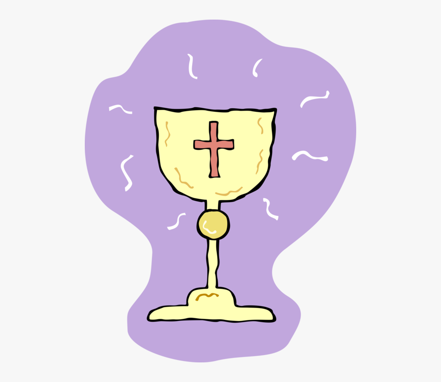 Vector Illustration Of Christian Religious Faith Communion - Comunhão Png, Transparent Clipart