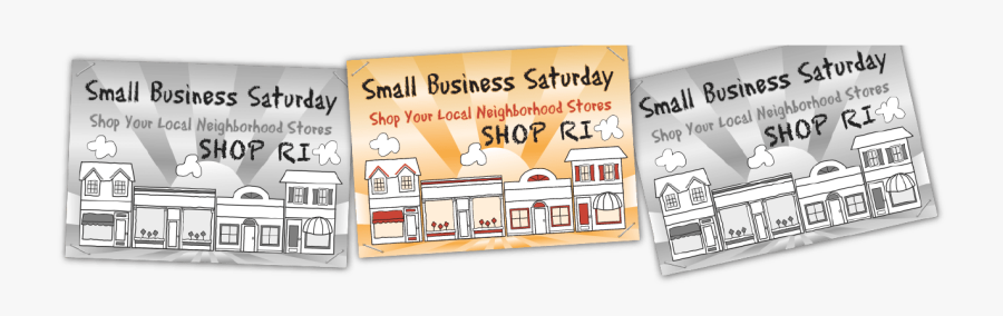 Small Business Saturday Shop Ri - Cartoon, Transparent Clipart