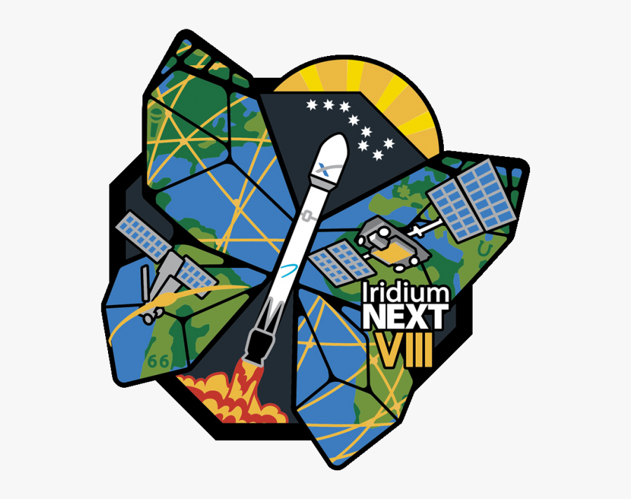 Iridium Next Viii Patch, Transparent Clipart