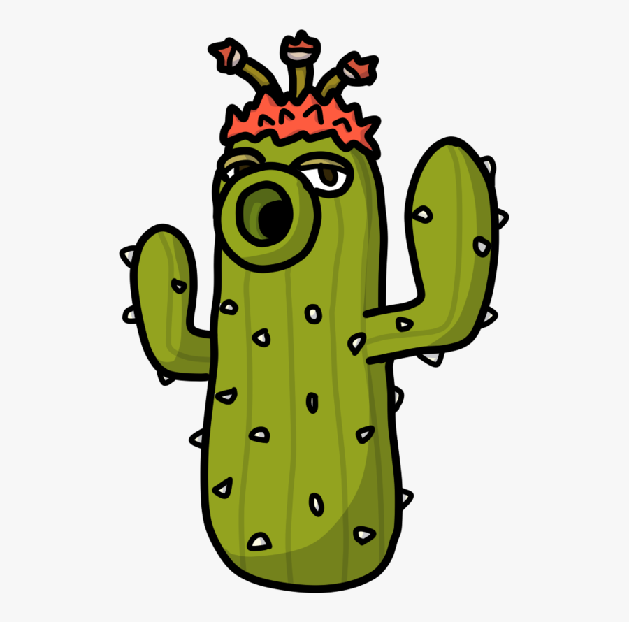 Transparent Warfare Clipart - Kaktus Plants Vs Zombies, Transparent Clipart