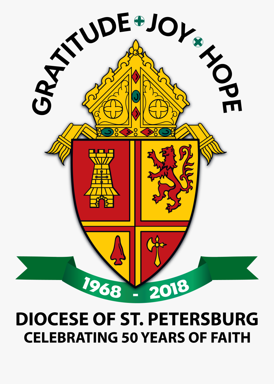 Clip Art 50th Anniversary Symbol - Diocese Of St Petersburg, Transparent Clipart