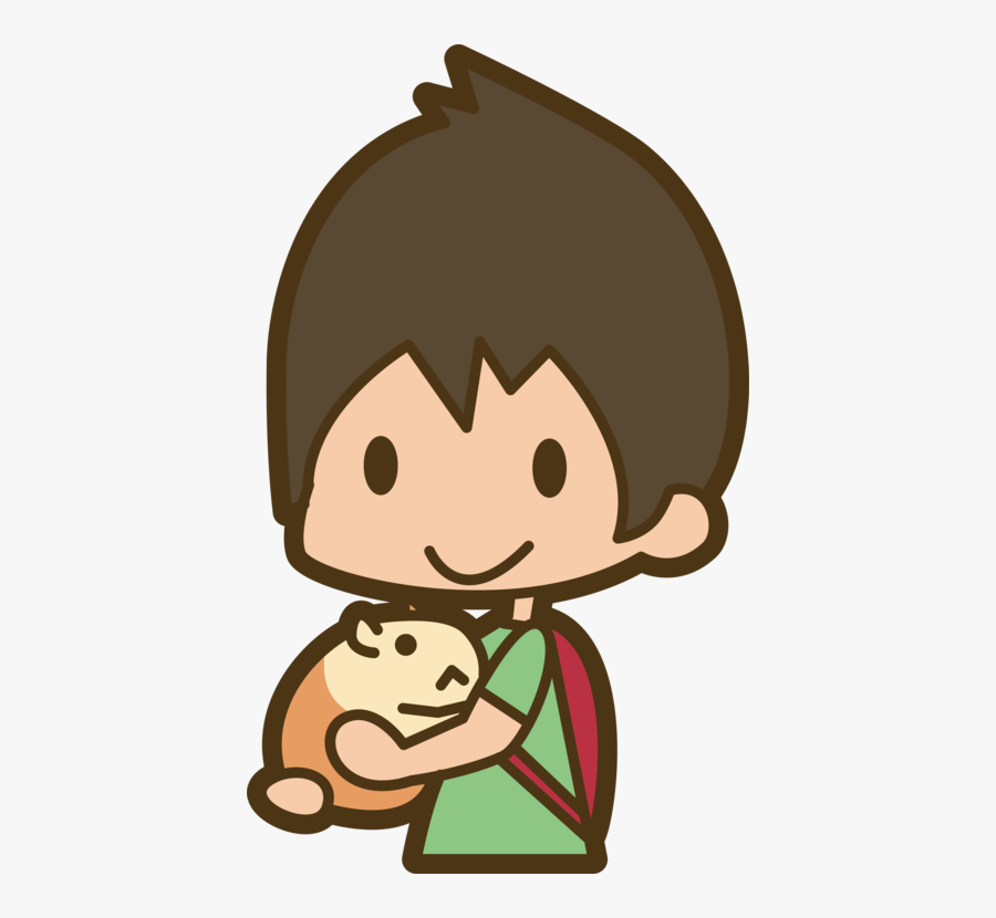 Fictional Character,brown Hair,cheek - Holding A Guinea Pig Cartoon, Transparent Clipart