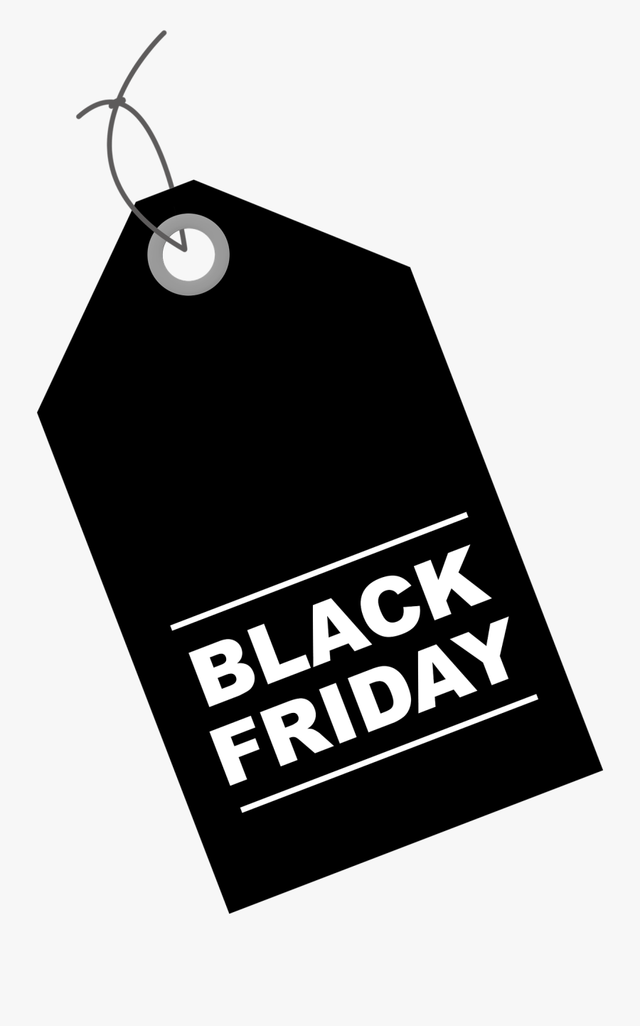 Black Friday Price Tag Png, Transparent Clipart