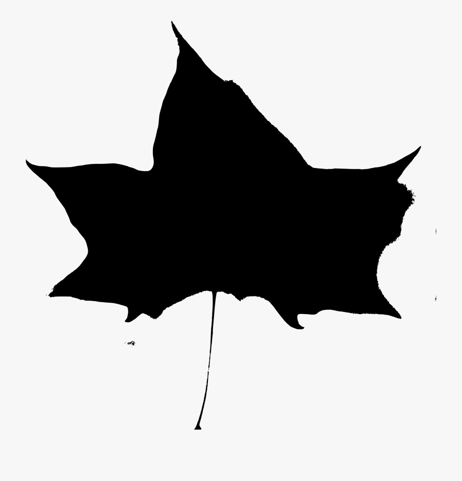 Fall Beijing Leaves Black Stencil 4 Clip Arts - Portable Network Graphics, Transparent Clipart