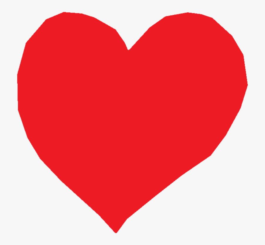 Kiss Clipart Loveheart - Red Heart Icon Transparent, Transparent Clipart