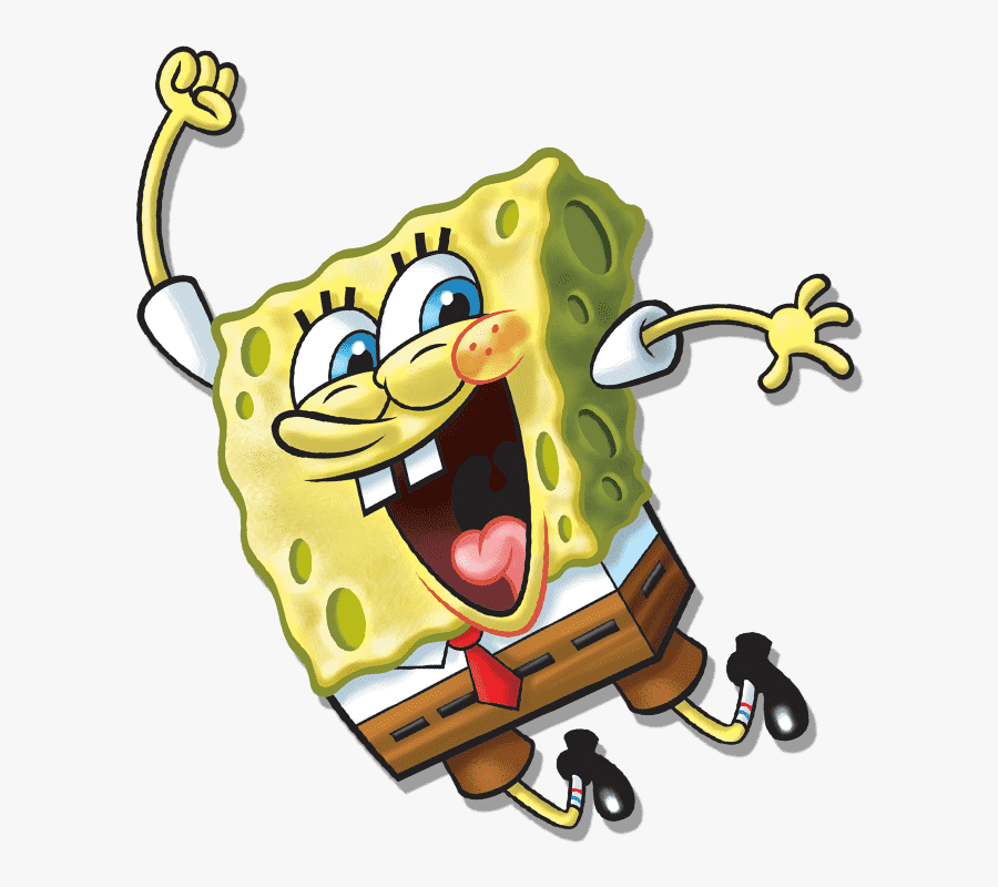 Transparent Spongebob Imagination Png - Spongebob Let's Party, Transparent Clipart
