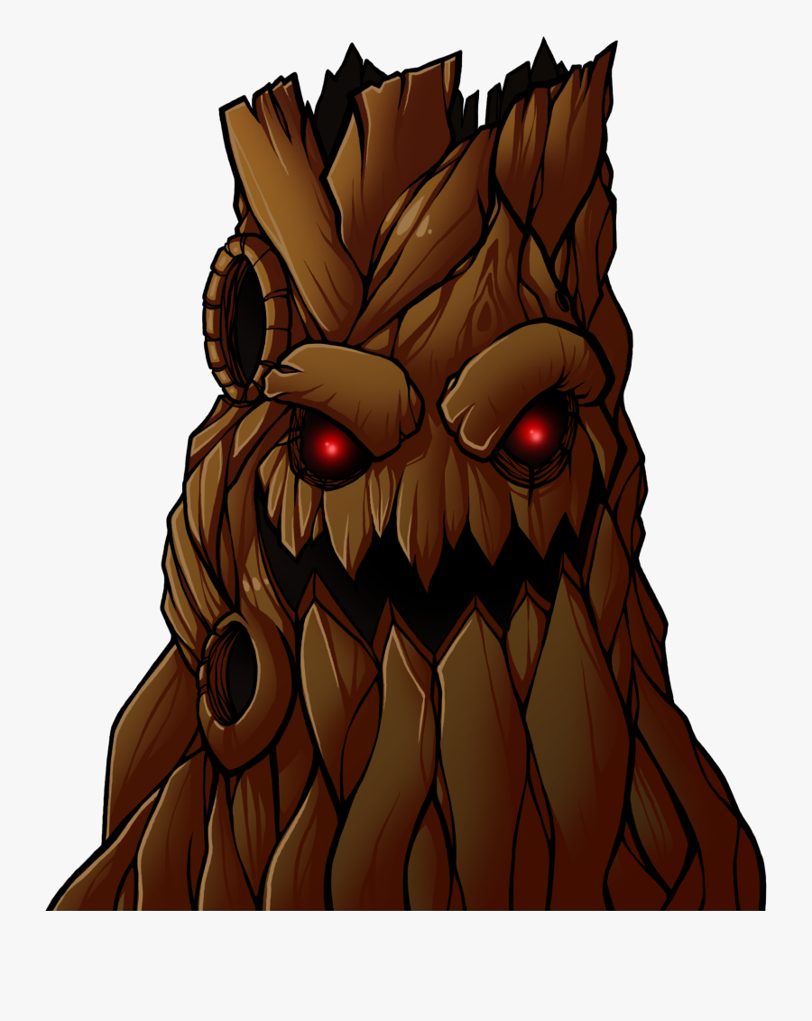 Tree Design Character, Transparent Clipart