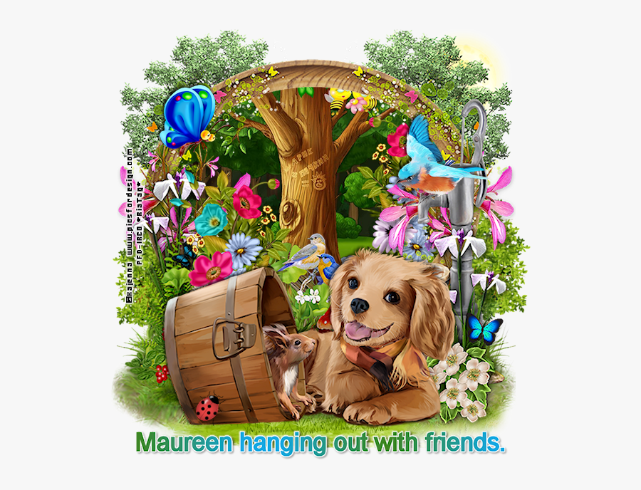 Maureen Hanging Out With Friends Gofri - Frame, Transparent Clipart