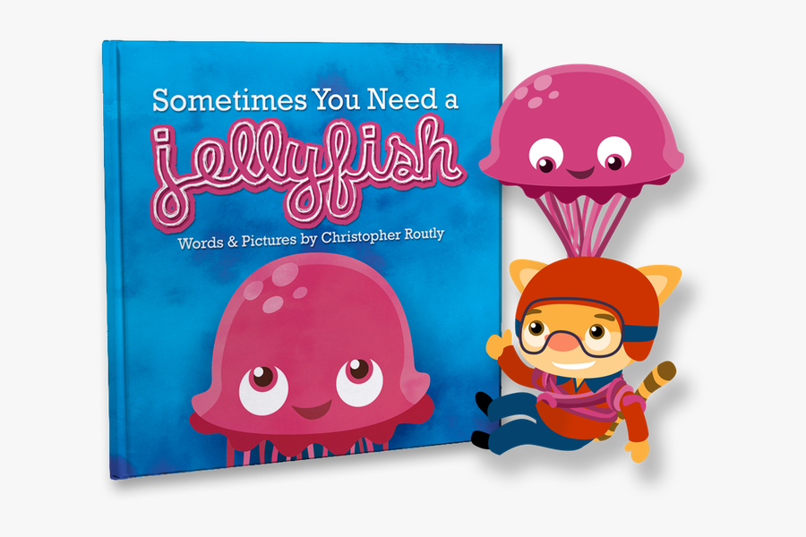 Jellyfish - Children's Book About Jellyfish, Transparent Clipart
