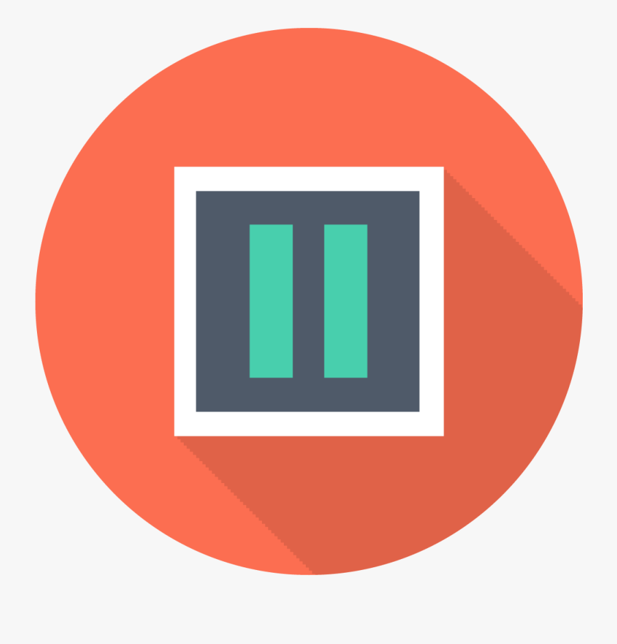 Play Pause Button Png, Transparent Clipart