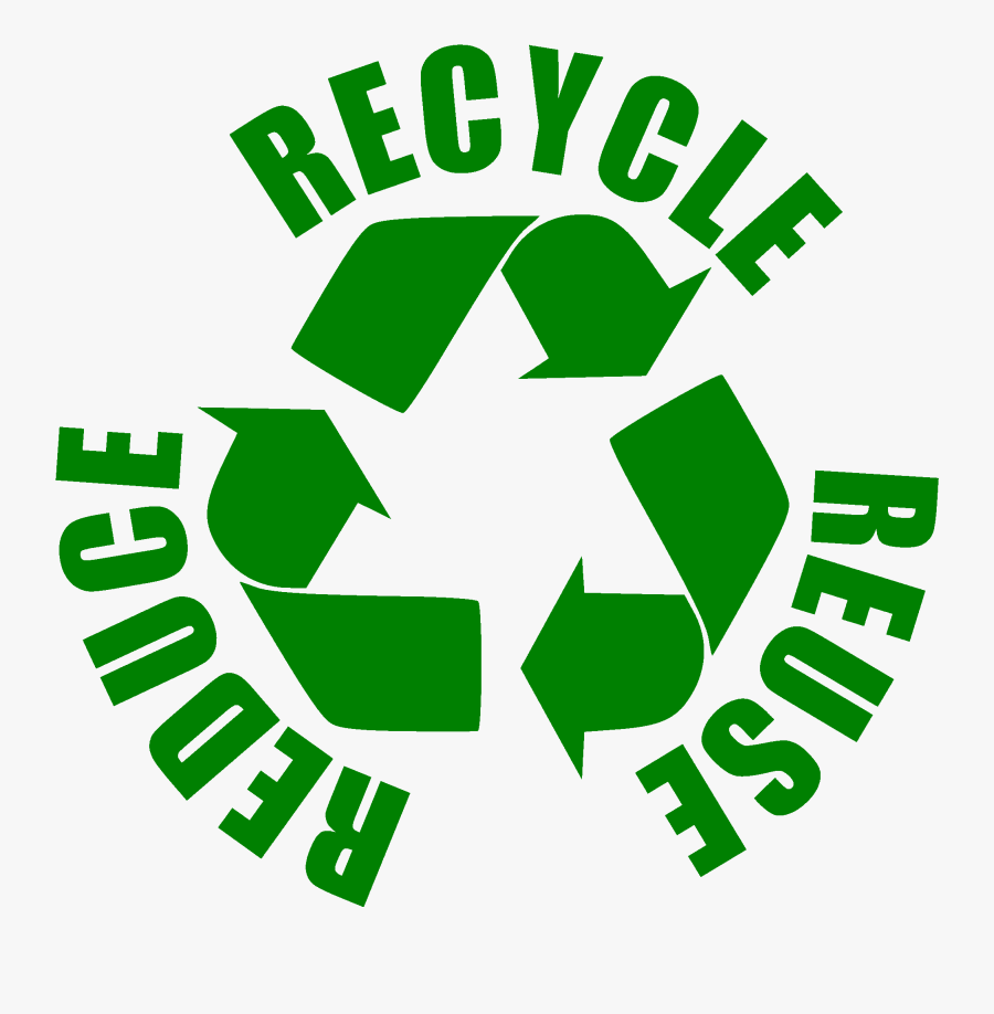 Logo Reduce Reuse Recycle, Transparent Clipart