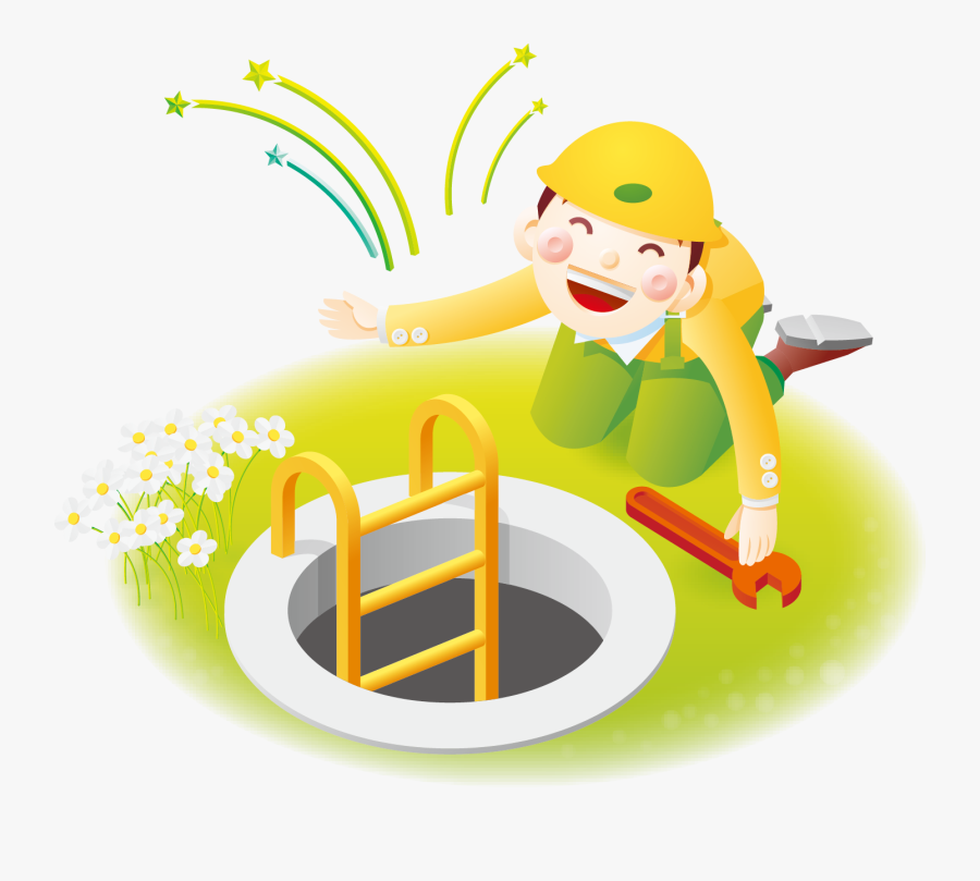 Happy Child Care Worker - Illustration, Transparent Clipart