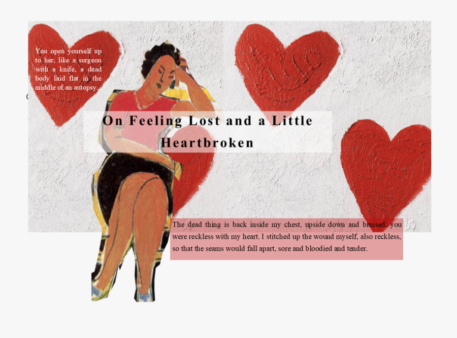 Clip Art Heartbroken Picture - Bruised Heart Feeling, Transparent Clipart