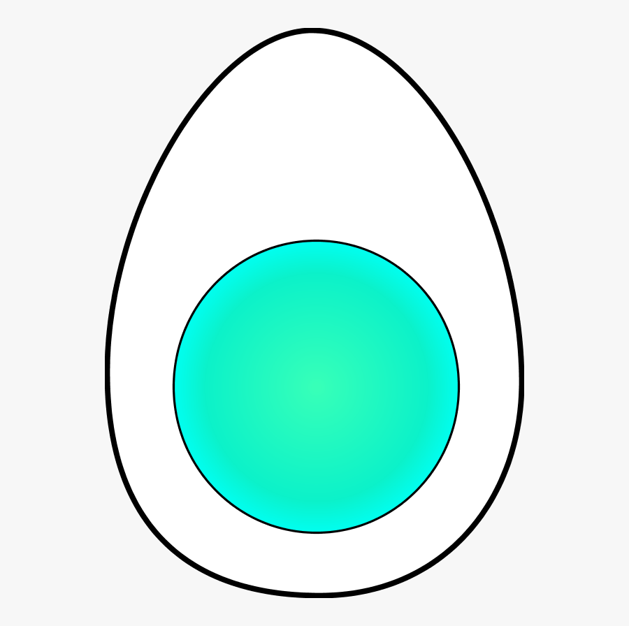 Soft Boiled Egg - Circle, Transparent Clipart